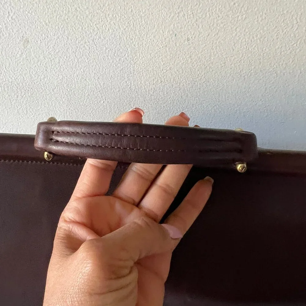 COACH VINTAGE LAPTOP COMPUTER 5266 BEEKMAN BRIEFCASE GLOVE TANNED LEATHER